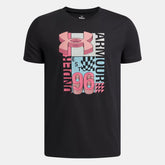UA Logo Wordmark Collage Boys' Short Sleeve