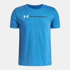 UA Logo Wordmark Boys' Short Sleeve