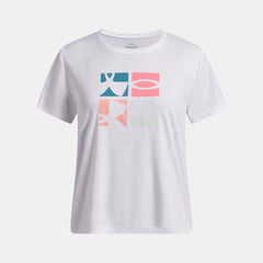 UA Tech™ Logo Graphic Girls' Short Sleeve