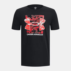 UA Box Logo Camo Boys' Short Sleeve T-Shirt