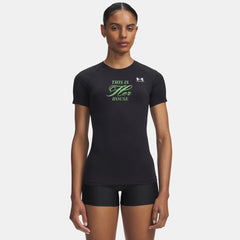 HeatGear® Graphic Women's Compression Short Sleeve