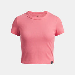 UA Rival Rib Girls' Short Sleeve