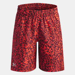 Boys' UA Woven Printed Shorts null