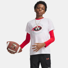 UA Tech™ Football 96 Graphic Boys' Short Sleeve