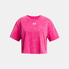 UA Rival Wash Girls' Short Sleeve