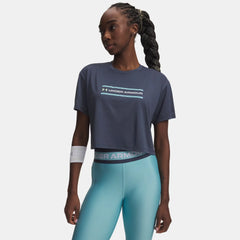 UA Tech™ Branded Women's Crop Short Sleeve