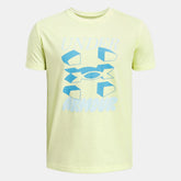 UA Split Big Logo Boys' Short Sleeve