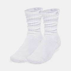 UA Sportstyle Cotton Scrunch Unisex 2-Pack Crew Socks