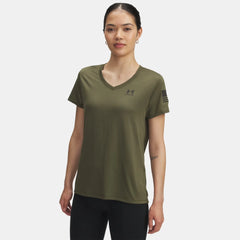 UA Freedom Tech™ V-Neck Women's Short Sleeve