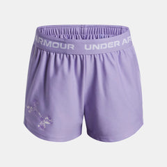 UA Tech™ Play Up Logo Girls' Shorts