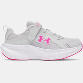 UA Charged+ Assert 11 Wide Girls' Pre-School Running Shoes