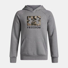 UA Freedom Big Flag Logo Boys' Hoodie
