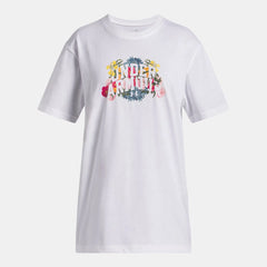 UA Empowerment Patch Girls' Oversized Short Sleeve