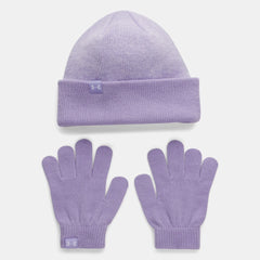 UA Beanie & Gloves Girls' Set