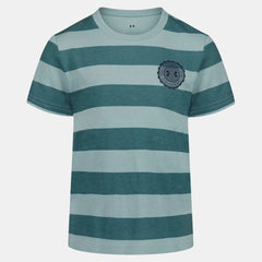 UA Printed Stripe Little Boys' Short Sleeve