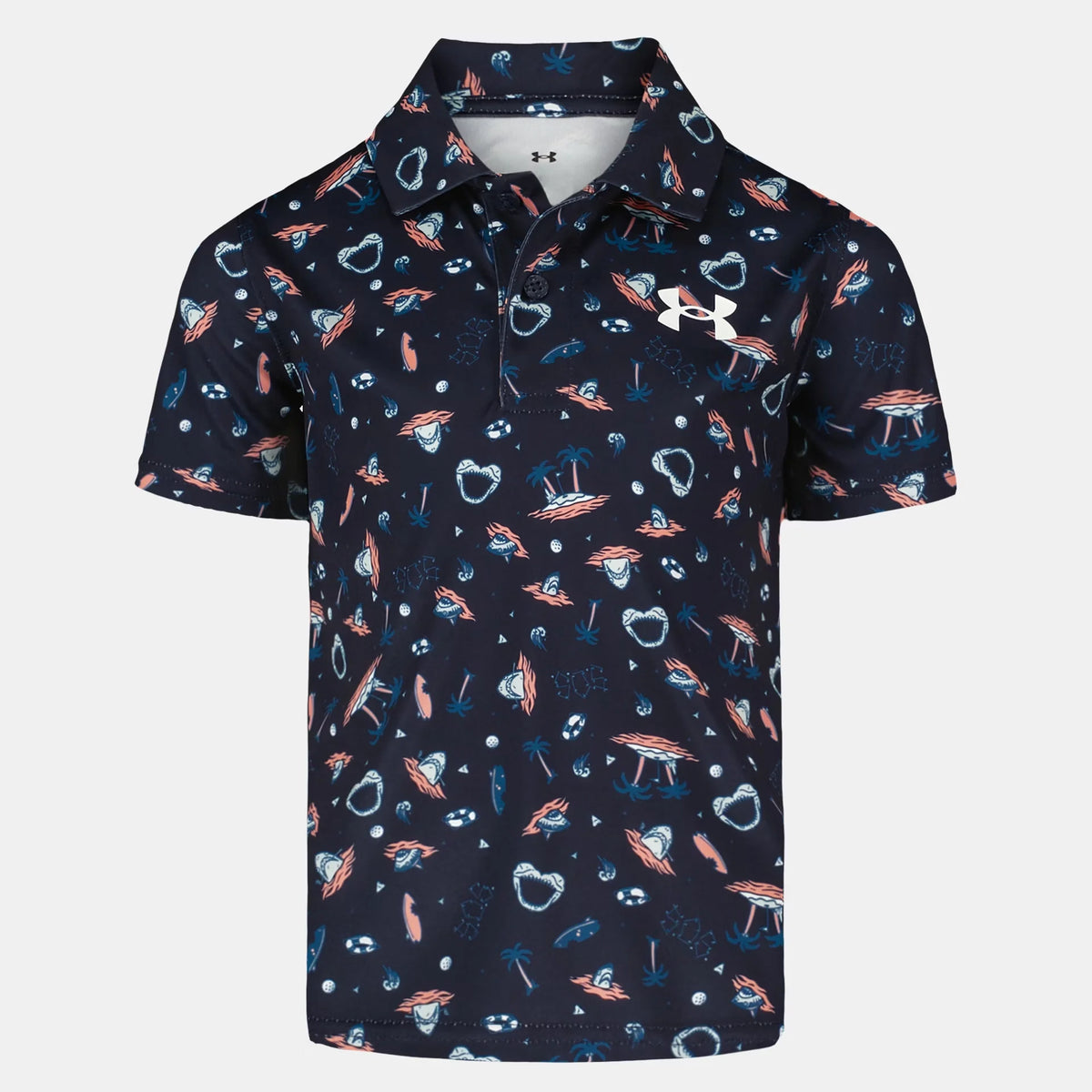 UA Matchplay Printed Little Boys' Polo