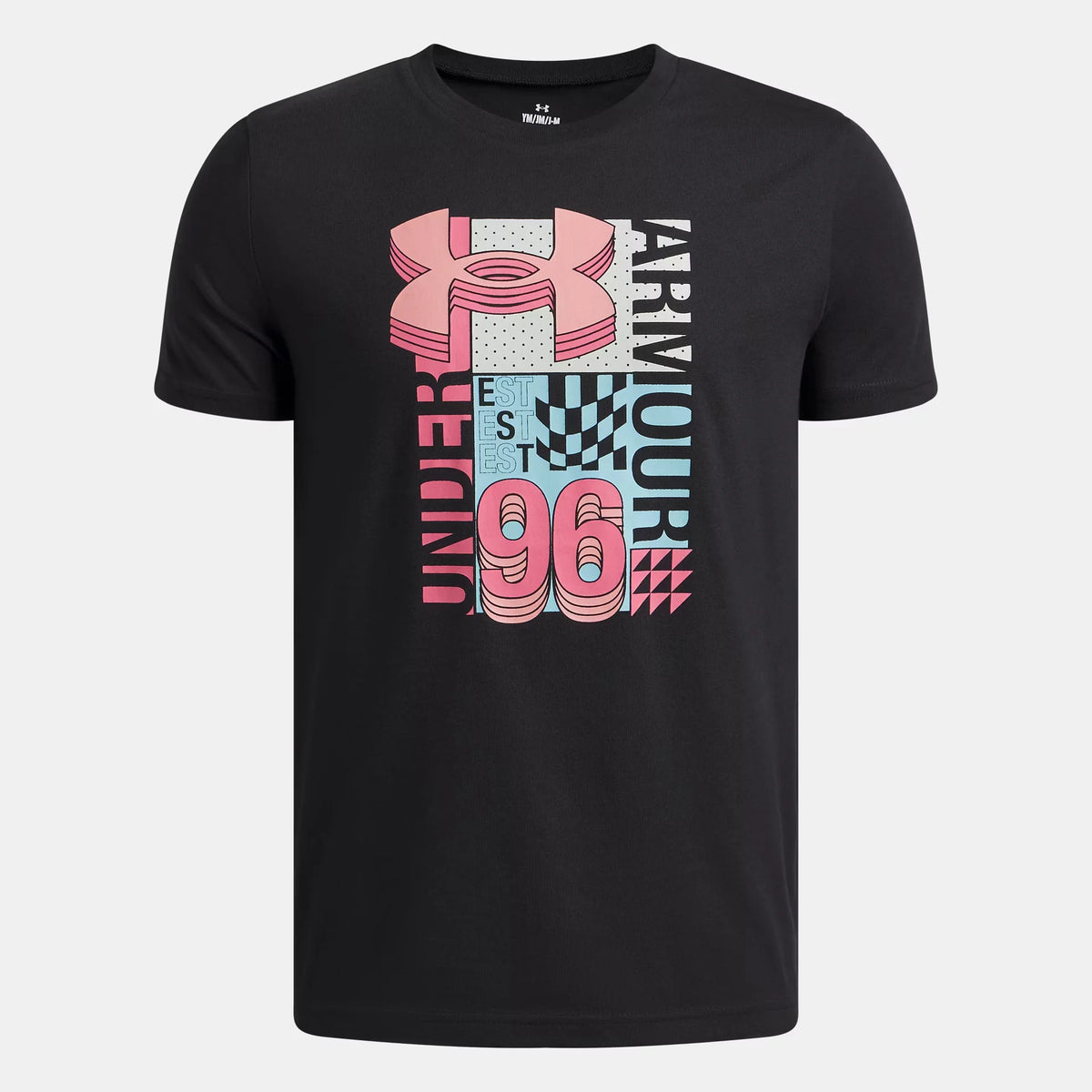 UA Logo Wordmark Collage Boys' Short Sleeve