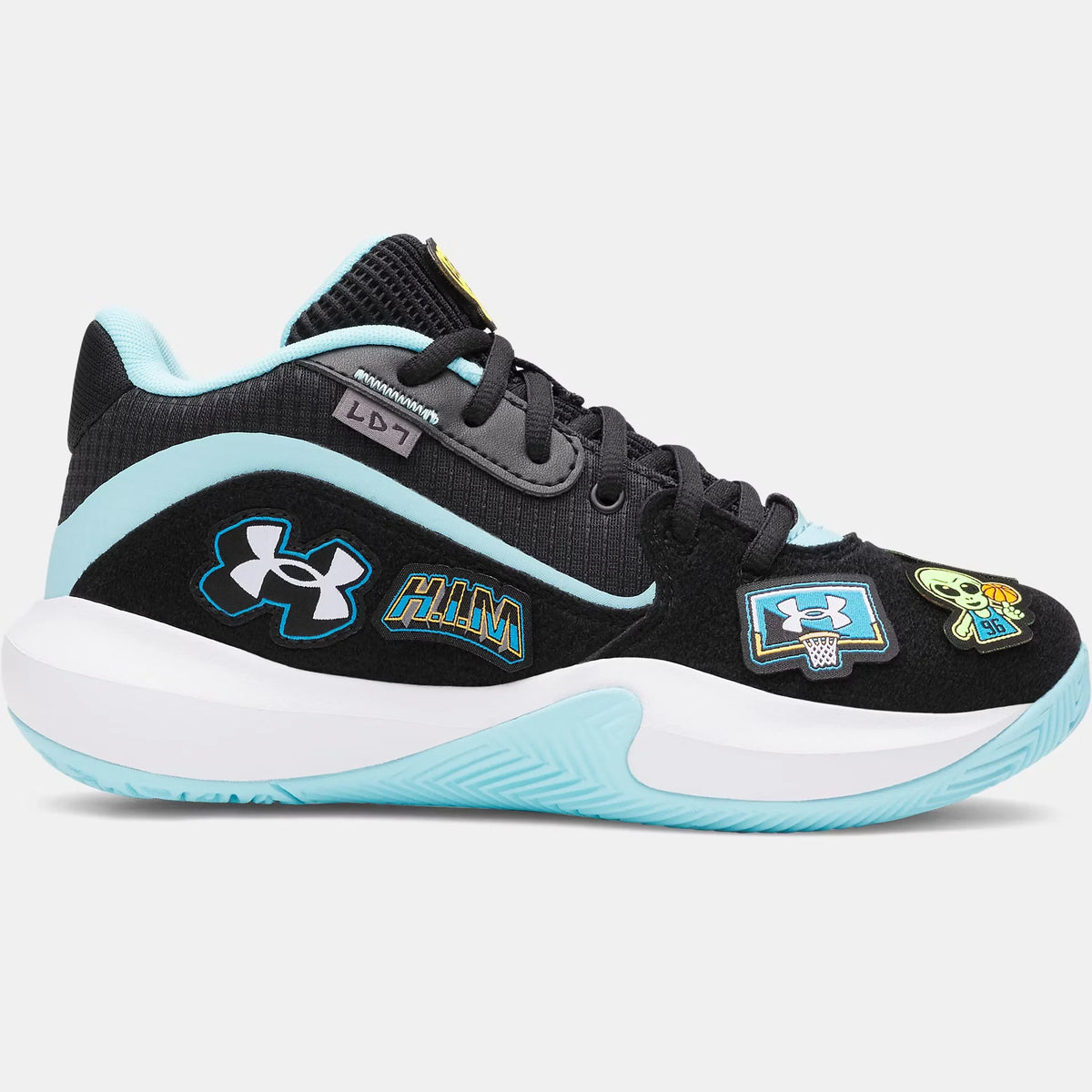 UA Lockdown 7 VC Grade School Basketball Shoes