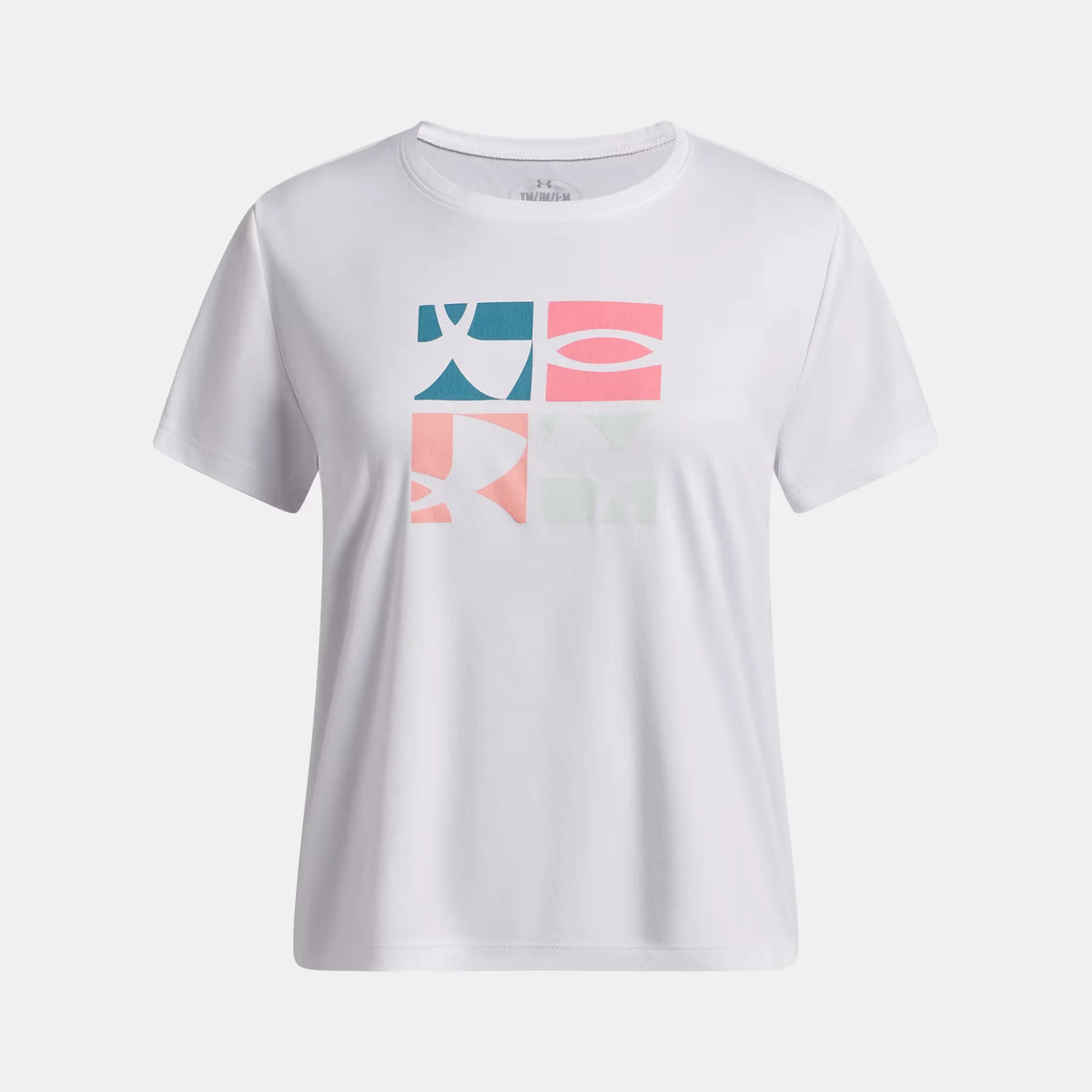UA Tech™ Logo Graphic Girls' Short Sleeve
