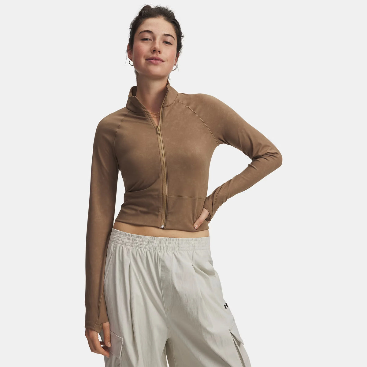 UA Meridian Suede Effect Women's Full Zip