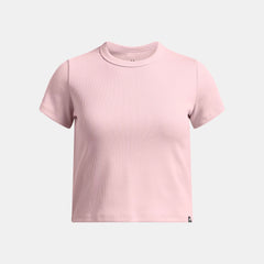 UA Rival Rib Girls' Short Sleeve