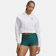 UA Rival Fleece Women's Full-Zip Crop Hoodie