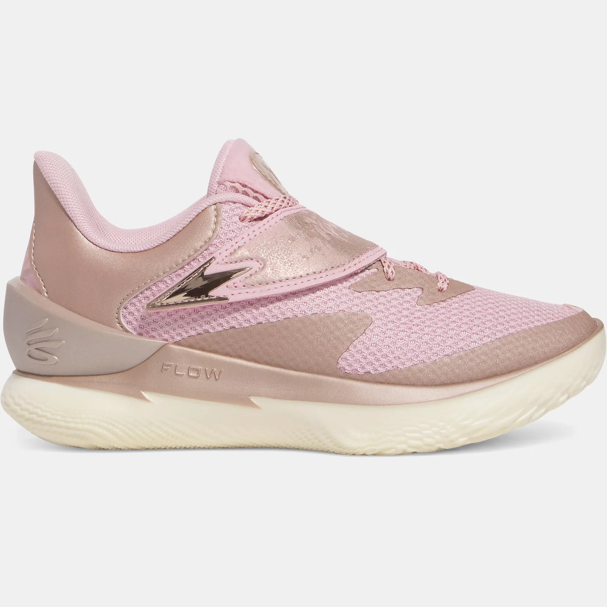Curry Fox 1 'Reign Rose' Grade School Basketball Shoes