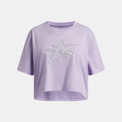UA Logo Star Girls' Short Sleeve