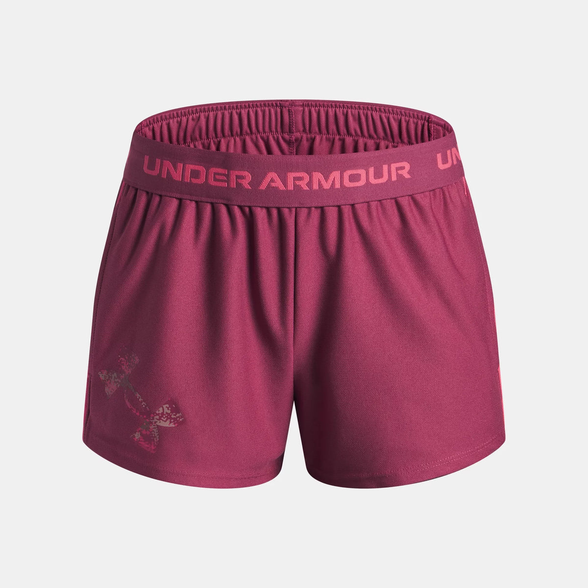 UA Tech™ Play Up Logo Girls' Shorts