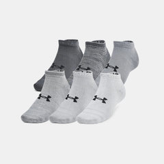 UA Essential Unisex 6-Pack Low Cut Socks