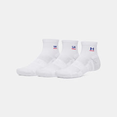 UA Performance Tech™ Unisex 3-Pack Quarter Socks