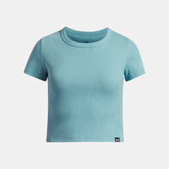 UA Rival Rib Girls' Short Sleeve