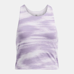 UA Motion Printed Girls' Crop Tank