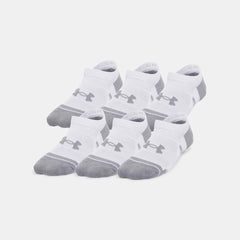 UA Performance Tech Kids' 6-Pack No Show Socks