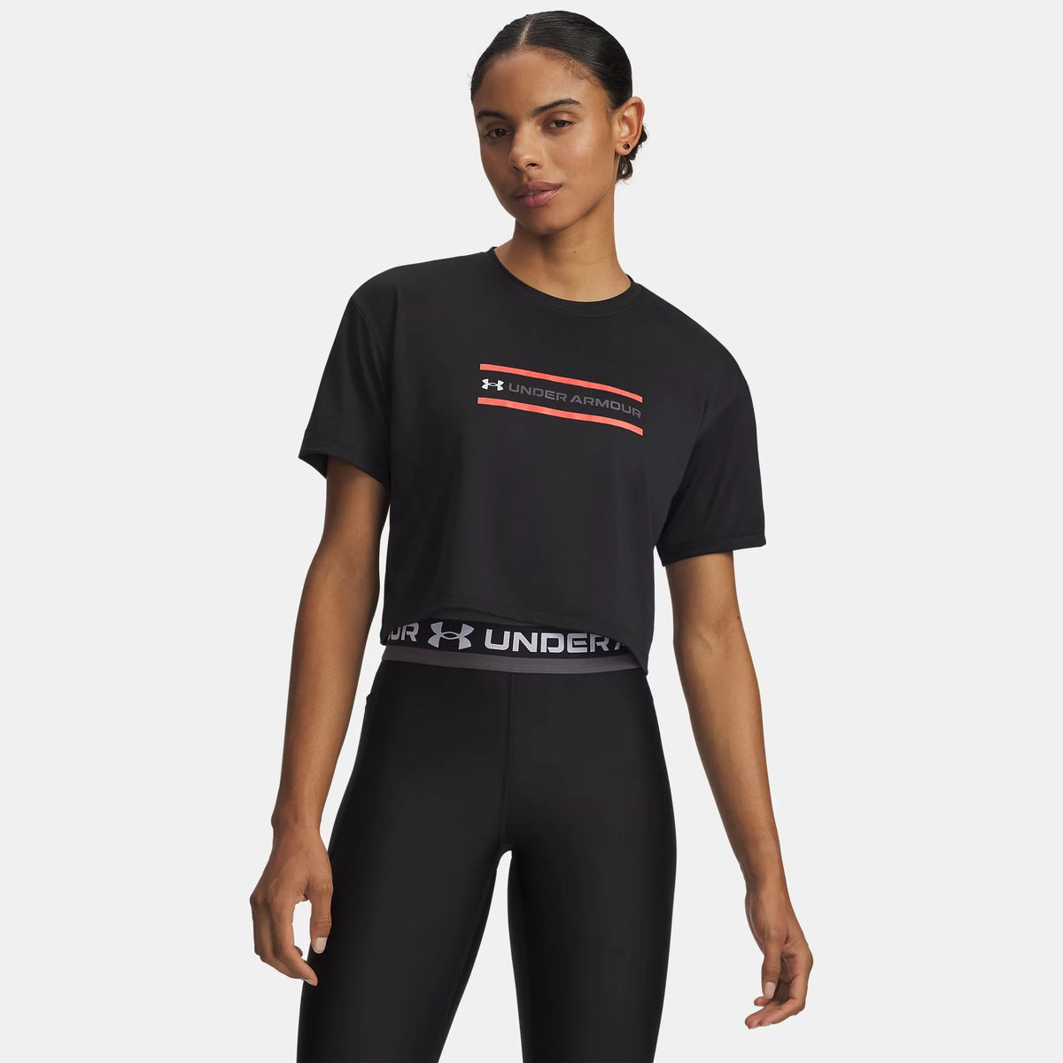 UA Tech™ Branded Women's Crop Short Sleeve