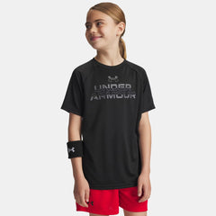 UA Tech™ Split Wordmark Boys' Short Sleeve