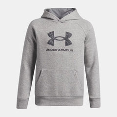 UA Rival Fleece Big Logo Print Fill Boys' Hoodie