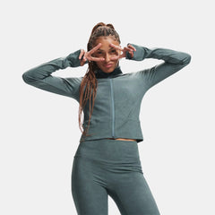 UA Meridian Suede Effect Women's Full Zip