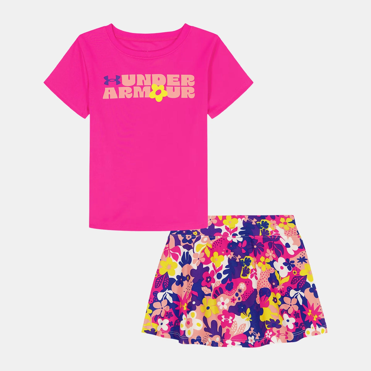 UA Floral Print Little Girls' Skort Set
