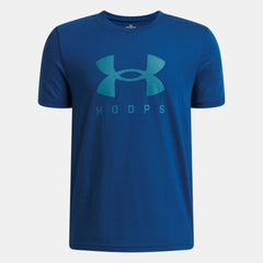 UA Hoops Logo Boys' Short Sleeve