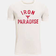 Boys' Project Rock Iron Paradise Short Sleeve null