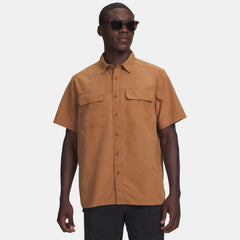 UA Explor Woven Solid Men's Short Sleeve