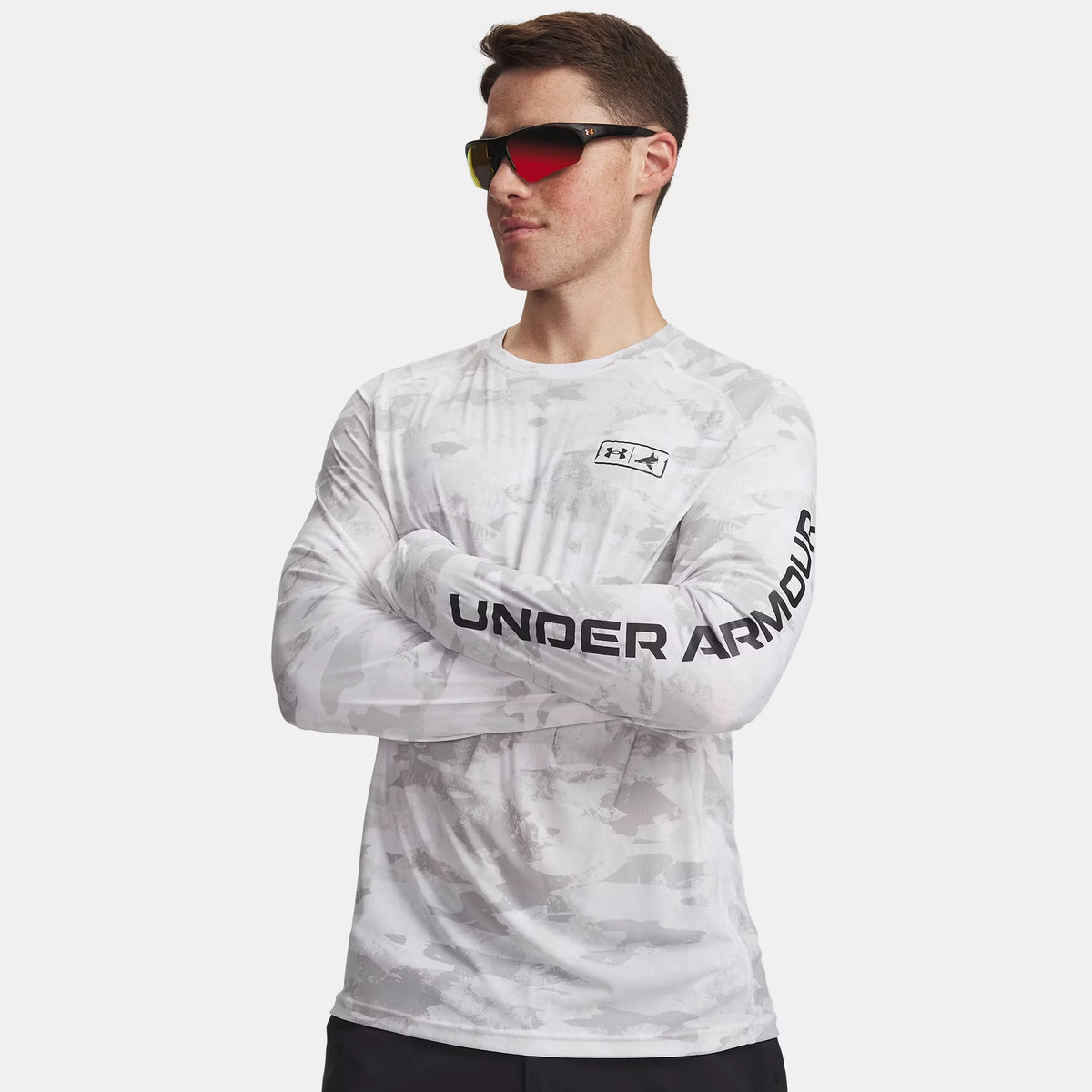 UA x BlacktipH Fish Elite Camo Men's Crew