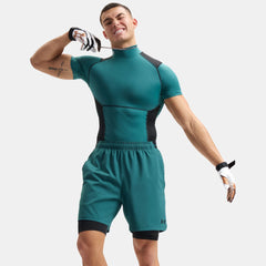 HeatGear® Elite Men's Compression Mock Short Sleeve