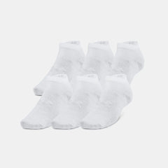 UA Essential Unisex 6-Pack Low Cut Socks