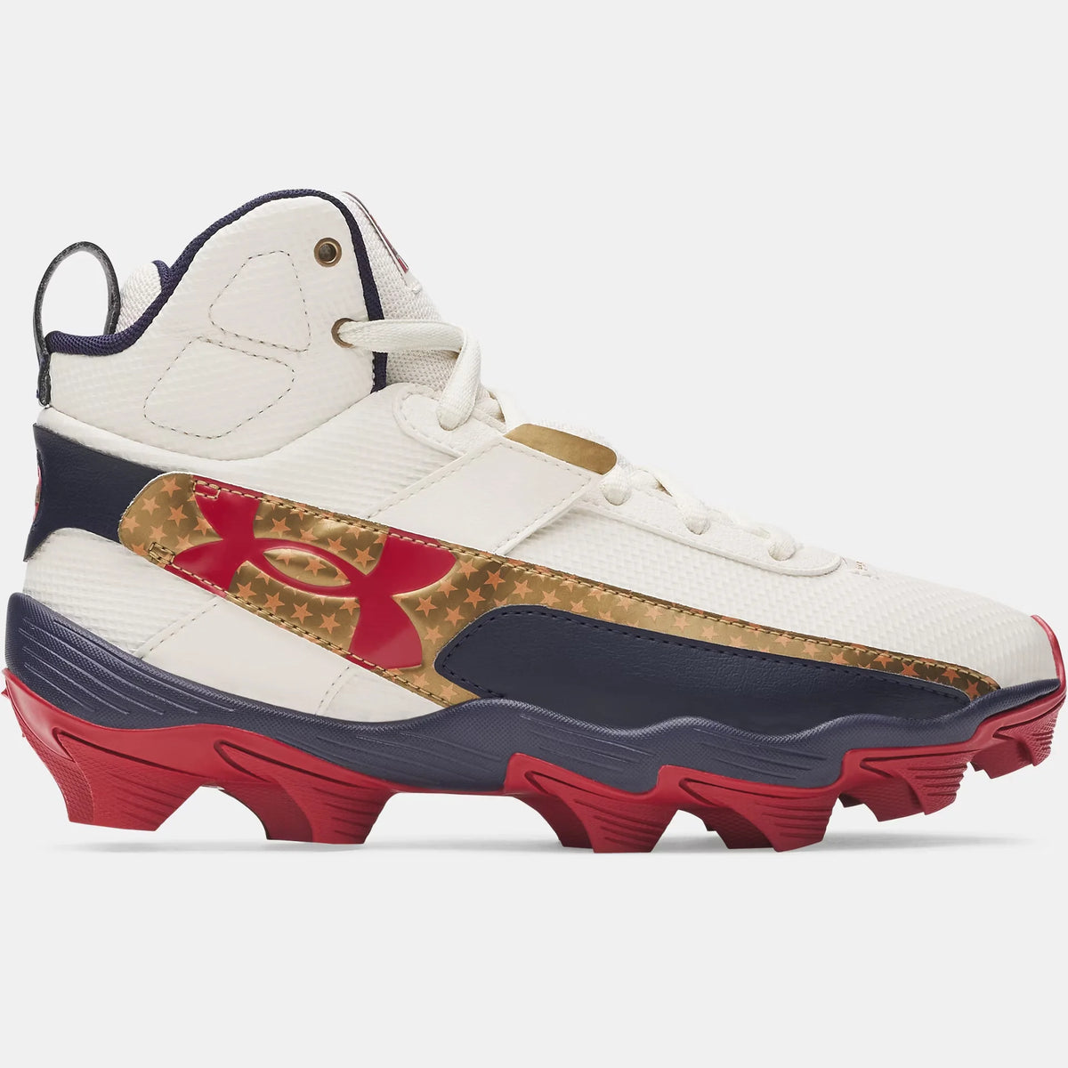 UA Harper 10 RM Jr. LE USA Boys' Baseball Cleats