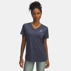 UA Velocity Textured V-Neck Women's Short Sleeve
