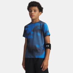 UA Vanish Printed Boys' Short Sleeve