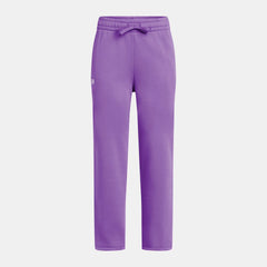 UA Rival Fleece Girls' Straight Leg Pants