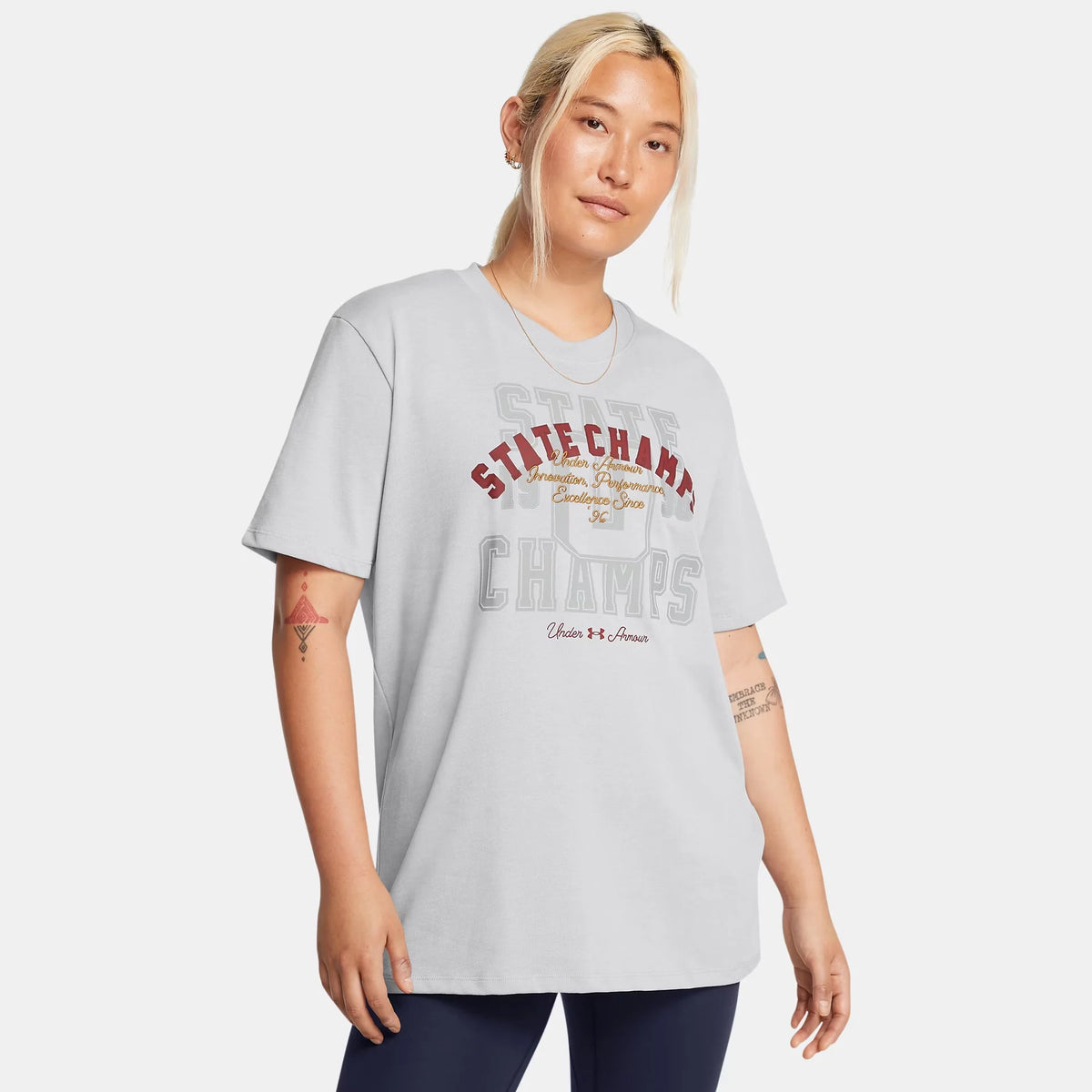 UA Heavyweight BF Champs Women's Oversized Short Sleeve